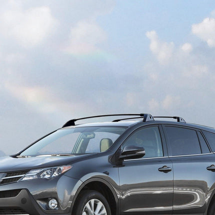 VEVOR Roof Rack Cross Bars, Compatible with Toyota RAV4 2020-2023, 160lbs Load Capacity, Aluminum Anti-Rust Crossbars with Locks, Rooftop Cargo Bag Luggage Carrier (Not Fit for Adventure/TRD Off-Road).