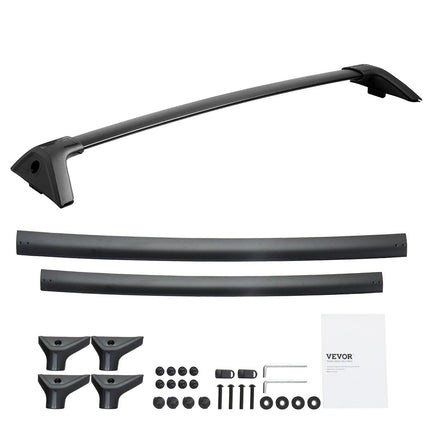 VEVOR Roof Rack Cross Bars, Compatible with Toyota RAV4 2020-2023, 160lbs Load Capacity, Aluminum Anti-Rust Crossbars with Locks, Rooftop Cargo Bag Luggage Carrier (Not Fit for Adventure/TRD Off-Road).