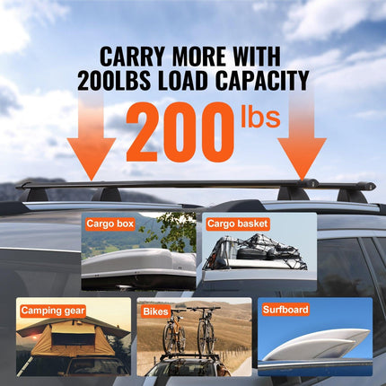 VEVOR Roof Rack Crossbar for JEEP GRAND CHEROKEE 2011-2021 Aluminum with Lock.
