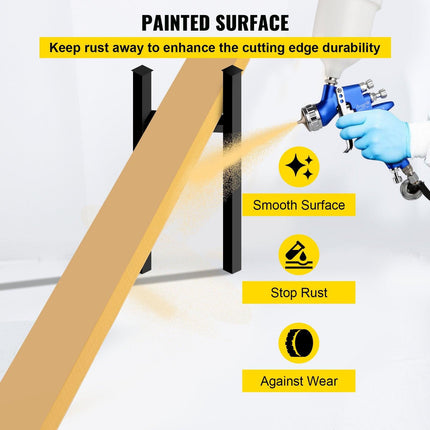 Bucket Cutting Edge, 213x15x1.9 Bucket Edge, Weld-on and Bolt-on Advanced Cutting Edge, 16Mn Carbon-manganese Steel Loader Cutting Edge, Skid Steer Cutting Edge with Paint for Excavator and Load.