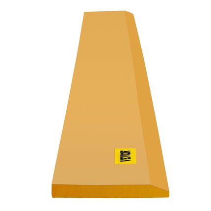 Bucket Cutting Edge, 213x15x1.9 Bucket Edge, Weld-on and Bolt-on Advanced Cutting Edge, 16Mn Carbon-manganese Steel Loader Cutting Edge, Skid Steer Cutting Edge with Paint for Excavator and Load.
