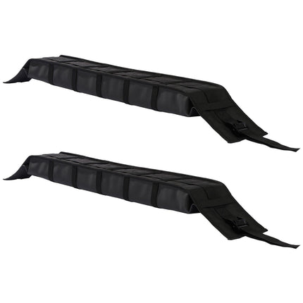 Soft Roof Rack Pads 33in 176lbs Load Capacity for Kayak Canoe Surfboard Luggage.