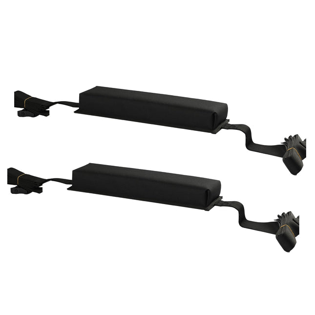 Soft Roof Rack Pads 15.5in 176lbs Load Capacity for Kayak Canoe Surfboard.
