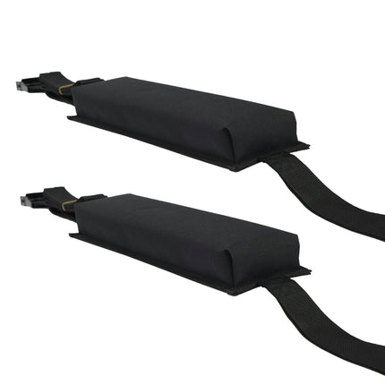 Soft Roof Rack Pads 15.5in 176lbs Load Capacity for Kayak Canoe Surfboard.