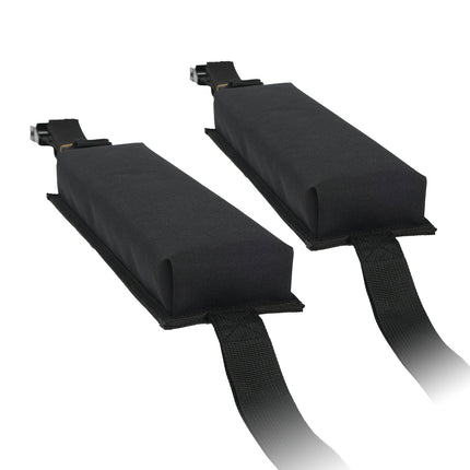 Soft Roof Rack Pads 15.5in 176lbs Load Capacity for Kayak Canoe Surfboard.