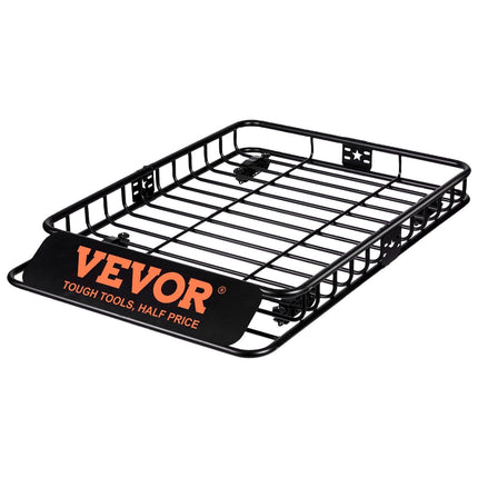 Roof Rack Cargo Basket 200 LBS Capacity 46"x36"x4.5" for SUV Truck Cars.