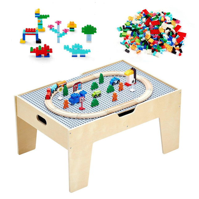 Multi-Purpose Activity Play Table 290 Building Bricks & 30 PCS Accessories.