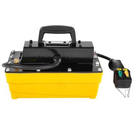 10,000PSI Air Hydraulic Pump, 2.3 L Reservoir, NPT 3/8 In Oil Outlet, NPT 1/4 In Inlet, Air Actuated Foot Pump with Remote Control Actuator, for Automobile Frame Machine & Hydraulic Press.