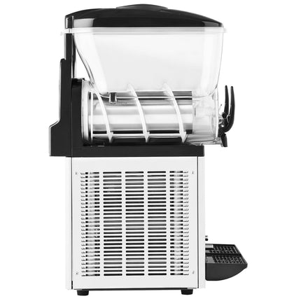Commercial Frozen Drink Maker, 15Lx2 Double Tank Slushy Machine, 120 Cups Stainless Steel Margarita Smoothie Frozen Drink Machine, Slushie Maker for Home Party Restaurants Cafe Bars.