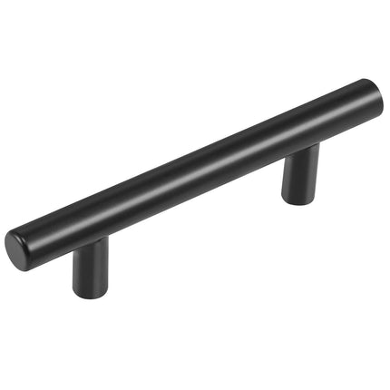 30 Pack Cabinet Pulls, 3in / 76mm Center to Center Slim Kitchen Cabinet Drawer, Stainless Steel Modern Kitchen Cupboard Door Handles for Kitchen Bathroom Bar Hardware Matte Black.
