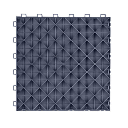 Garage Tiles Interlocking, 12 x 12 x 0.53 inch 25 Pack Garage Floor Covering Tiles, Non-Slip Double-Sided Texture Garage Flooring Tiles, for Garages, Basements, Repair Shops, Graphite Gray.