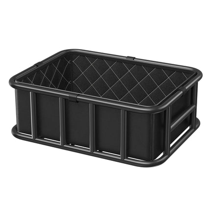Rear Bike Basket Large Bicycle Basket with Cargo Net Rainproof Cover Liner.