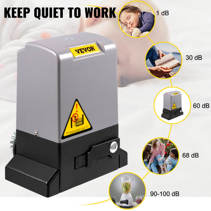 Sliding Gate Opener Automatic Sliding Gate 1800 KG 4 Remote & APP Control.