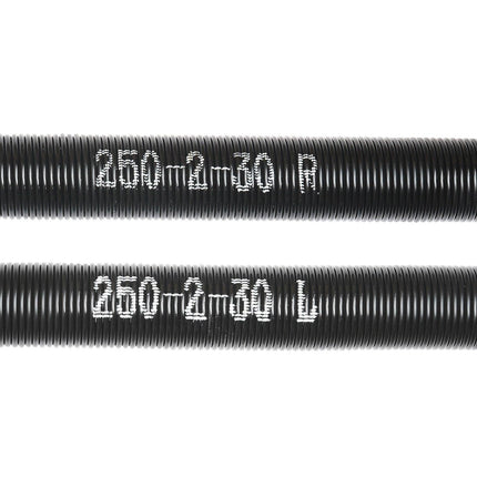 Garage Door Torsion Springs, 16000 Cycles, Pair of 0.25 x 2 x 30inch, Garage Door Springs with Non-Slip Winding Bars, Mounting Tool and Gloves, Electrophoresis Coated, for Replacement.