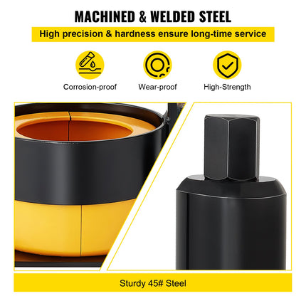Carrier & Pinion Bearing Puller, Compatible with Dana 30, 40, 60, 70, Ford 9\" Bearings, Pinion Puller Tool with 2 Clamshells, 45# Steel Clamshell Carrier Bearing Puller for Auto Repair.