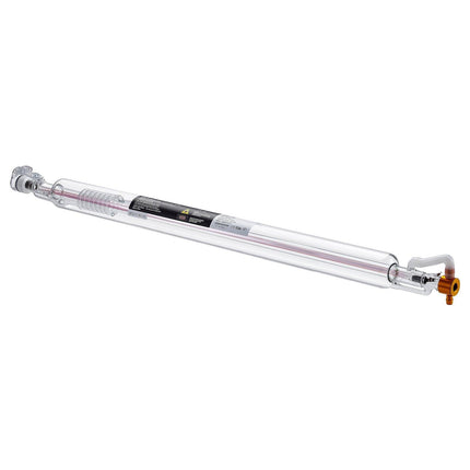 Laser Tube, 50W CO2 Laser Tube for Laser Engraver and Cutter Machine, 850 mm Length, 50 mm Diameter, Glass Laser Cutting Tube with TEM00 Beam Mode, for Wood Acrylic Fabric Leather Bamboo.