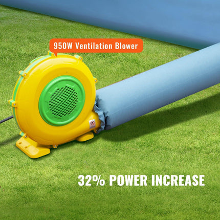 VEVOR Inflatable Spray Booth Car Paint Tent 13x10x9ft Filter System Blower 950W.