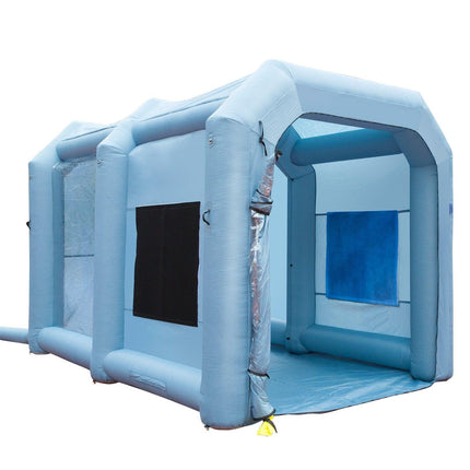 VEVOR Inflatable Spray Booth Car Paint Tent 13x10x9ft Filter System Blower 950W.