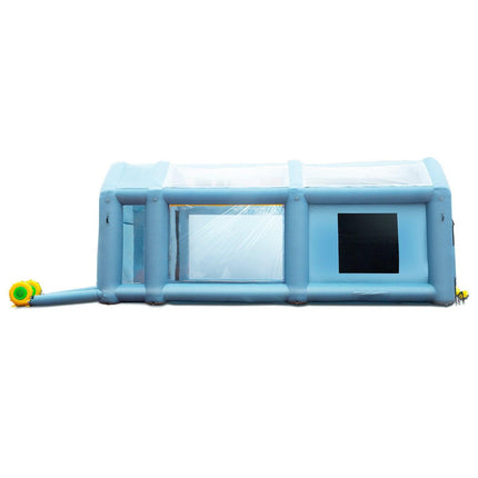 Inflatable Spray Booth Car Paint Tent 20x10x8ft Filter System 2 Blowers.