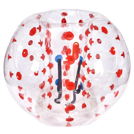 Inflatable Bumper Ball 1-Pack, 5FT/1.5M Body Sumo Zorb Balls for Teen & Adult, 0.8mm Thick PVC Human Hamster Bubble Balls for Outdoor Team Gaming Play, Bumper Bopper Toys for Garden, Yard, Park.
