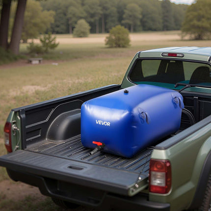 Water Storage Bladder 240L Large Capacity Water Bag, Portable & Collapsible Soft Waters Container, Leakproof & Tear-Resistant PVC Emergency Waters Storage Tank for RV Truck & Outdoor Use.