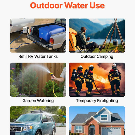 Water Storage Bladder 400L Large Capacity Water Bag, Portable & Collapsible Soft Waters Container, Leakproof & Tear-Resistant PVC Emergency Waters Storage Tank for RV Truck & Outdoor Use.