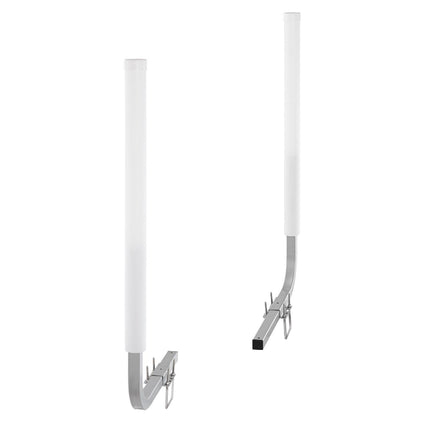 Boat Trailer Guide, 1016mm Adjustable Design Trailer Guide Poles, 2PCS High-Hardness Steel Trailer Guide-Ons, Trailer Guides with PVC Pipe Posts, for Ski Boat, Fishing Boat or Sailboat Trailer.