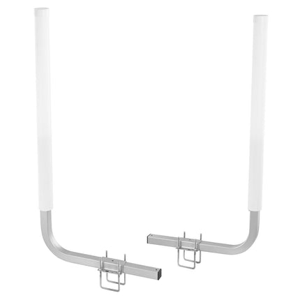 Boat Trailer Guide, 1016mm Adjustable Design Trailer Guide Poles, 2PCS High-Hardness Steel Trailer Guide-Ons, Trailer Guides with PVC Pipe Posts, for Ski Boat, Fishing Boat or Sailboat Trailer.