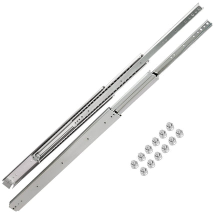 Drawer Slide Soft Close Drawer 1Pair 36" Ball Bearing Full Extension 500lb.