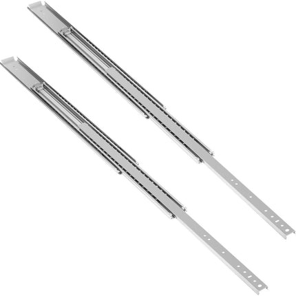 Drawer Slide Soft Close Drawer 1Pair 52" Ball Bearing Full Extension 500lb.
