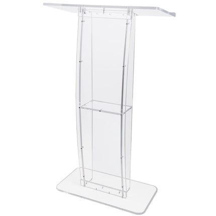 VEVOR Clear Acrylic Podium — 47".