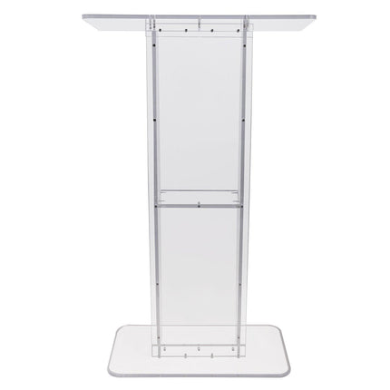 VEVOR Clear Acrylic Podium — 47".