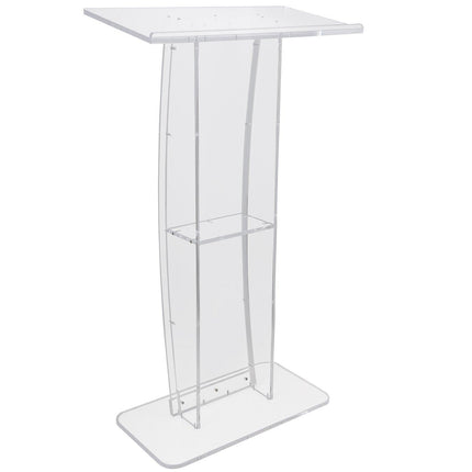 VEVOR Clear Acrylic Podium — 47".