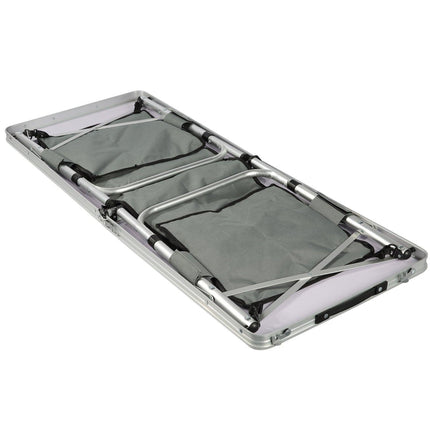 Camping Kitchen Table, Quick set-up Folding Camping Table with A Carrying Bag, 3 Adjustable Heights, MDF Camping Table, Ideal for Outdoor Picnics, BBQs, Camping, RV Traveling.