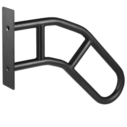 Handrails for Outdoor Steps, 29" Length Wall Mount Safety Railings for 1-3 Steps, U-Shaped Handrail with Matte Black Finished, Stair Handrails for Kids, Elderly, Pregnant Women, Disabled.