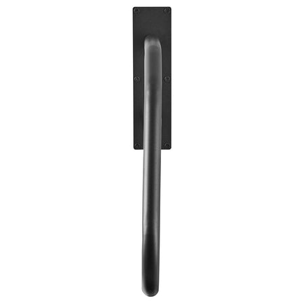 Handrails for Outdoor Steps, 29" Length Wall Mount Safety Railings for 1-3 Steps, U-Shaped Handrail with Matte Black Finished, Stair Handrails for Kids, Elderly, Pregnant Women, Disabled.