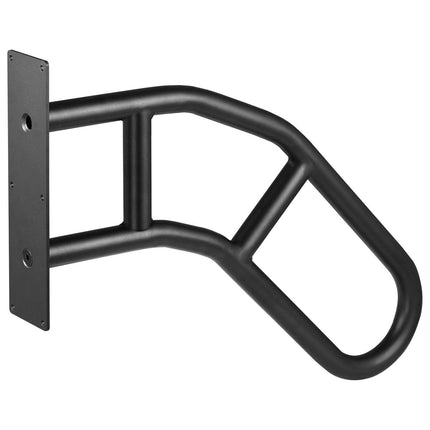 Handrails for Outdoor Steps, 32" Length Wall Mount Safety Railings for 1-3 Steps, U-Shaped Handrail with Matte Black Finished, Stair Handrails for Kids, Elderly, Pregnant Women, Disabled.