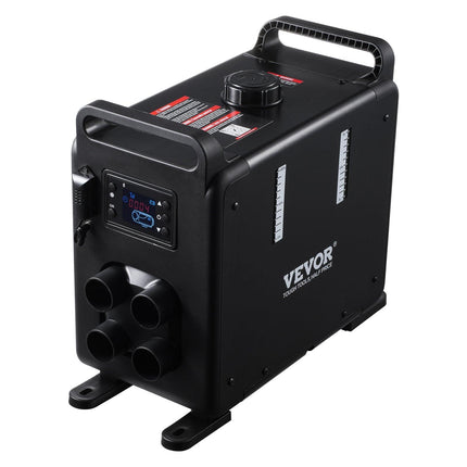 8KW Diesel Heater, 12V/24V All in One Diesel Air Heater, Bluetooth APP Control, Remote Control and Display Screen, CO Alarm, Fast Heating Vertical Portable Diesel Heater for Vehicles, Garage.