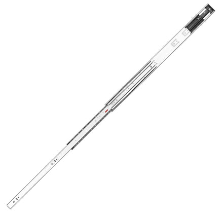 10 Pairs of 609.6mm Drawer Slides Side Mount Rails, Heavy Duty Full Extension Steel Track, Soft-Close Noiseless Guide Glides Cabinet Kitchen Runners with Ball Bearing, 100 Lbs Load Capacity.
