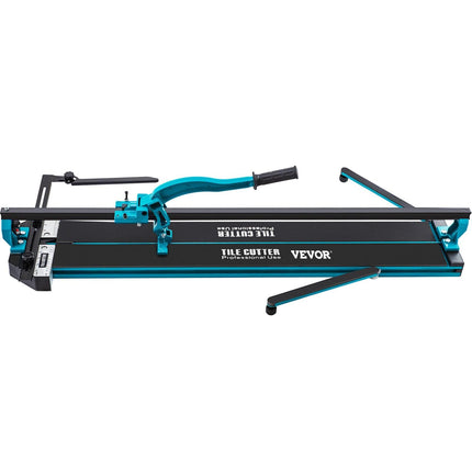 Tile Cutter 24in Cutting Tool w/ Laser Guide Single Rail Double Brackets.