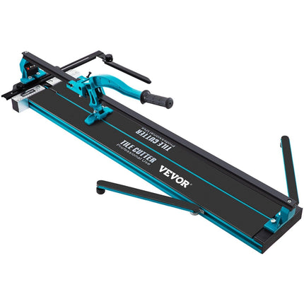 Tile Cutter 24in Cutting Tool w/ Laser Guide Single Rail Double Brackets.