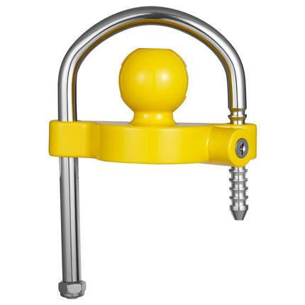Trailer Hitch Lock Kit, Fits for 46 mm, 50.8 mm, 58.7 mm Couplers, Heavy-Duty Anti-Theft Trailer Ball Lock with Keys, Prying-Resistant, Adjustable Height Design for RVs, Boats, Trailers.