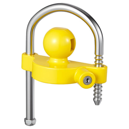 Trailer Hitch Lock Kit, Fits for 46 mm, 50.8 mm, 58.7 mm Couplers, Heavy-Duty Anti-Theft Trailer Ball Lock with Keys, Prying-Resistant, Adjustable Height Design for RVs, Boats, Trailers.