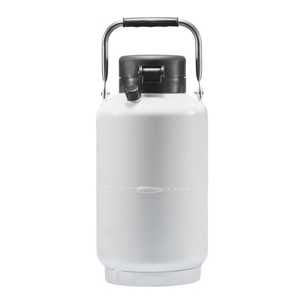 Liquid Nitrogen Tank, 3 L Aluminum Alloy Liquid Nitrogen Container, LN2 Tank Dewar with 6 Canisters and Carry Bag with Straps, Cryogenic Tank for Beauty Industry, Semen Preservation, Scientific.