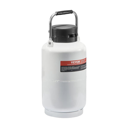 Liquid Nitrogen Tank, 3 L Aluminum Alloy Liquid Nitrogen Container, LN2 Tank Dewar with 6 Canisters and Carry Bag with Straps, Cryogenic Tank for Beauty Industry, Semen Preservation, Scientific.