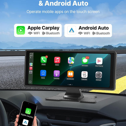 Car Stereo Radio CarPlay Touchscreen 254mm Apple Android Front/Rear Camera.