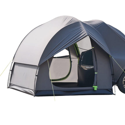 SUV Tent for Camping, 8FT L x 8FT W, Waterproof PU2000mm Spacious Double Layer Design for 5-8 Person, SUV Camping Tent with Mesh Windows, Includes Rainfly & Storage Bag, for Outdoor Activities.