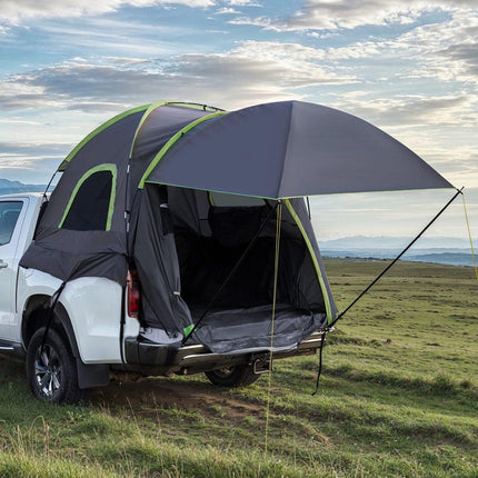 Truck Tent 8.0-8.2ft Waterproof PU2000 Truck Bed Camping Tent 2-3 Person.