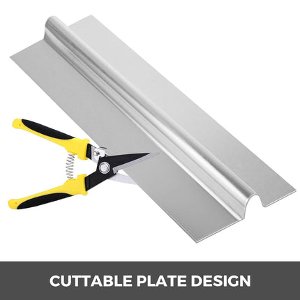 PEX Heat Transfer Plates, 200 pcs Box Radiant Heat Transfer Plates, 2ft Aluminum PEX Heat Transfer Plates, 1.27 cm Heat Transfer Plates Designed for PEX Tubing.