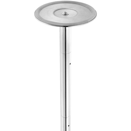 Professional Dancing Pole, Spinning Static Dancing Pole Kit, Portable Removable Pole, 45mm Heavy-Duty Stainless Steel Pole, Height Adjustable Fitness Pole, for Exercise Home Club Gym, Silver.